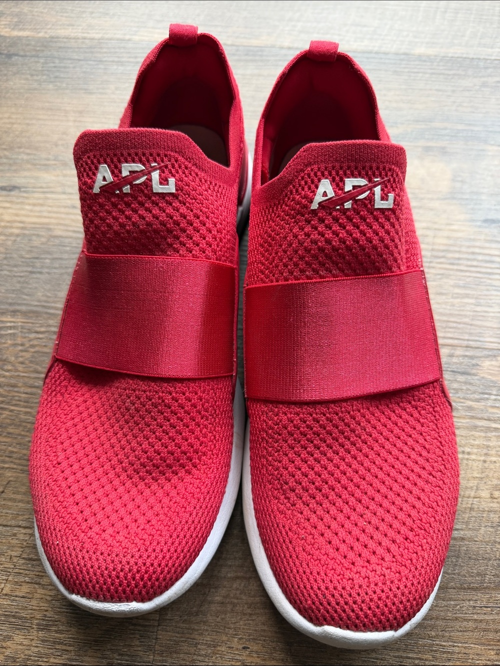 APL Red Techloom Bliss Slip On Athletic Sneakers - Picture 2 of 10
